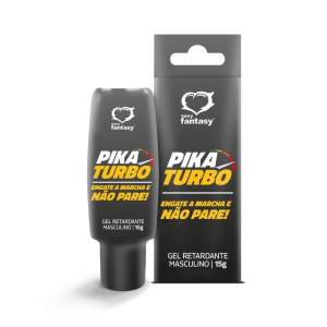 Pika Turbo Gel Retardante Masculino 15G - Sexy Fantasy - Revenda por R$ 30,00