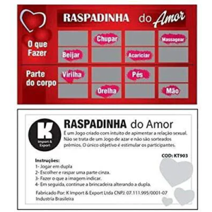 Raspadinha Erótica - K Import - Revenda por R$7,00 cada